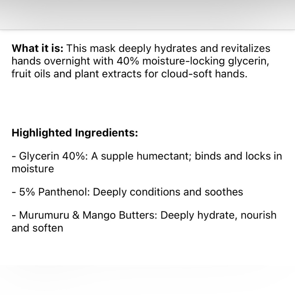 🌿 Fenty Skin Hydra'Reset Intensive Recovery Glycerin Hand Mask - Picture 7 of 8